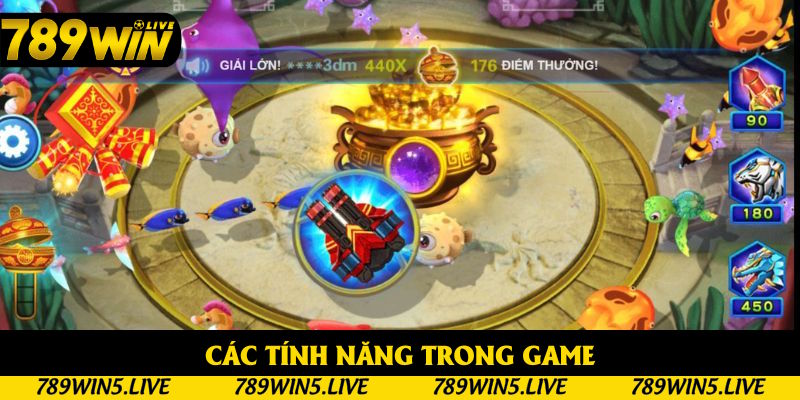 Bắn cá thần tài sở hữu tính năng độc đáo